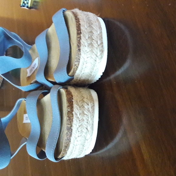Steve Madden Blue Kimmie Espradrille Sandal Size 8 NWOT - Picture 3 of 7